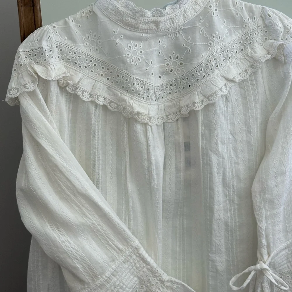 WHIMSY GARDEN LACE TUNIC DRESS Spell NWT Size XS - Picture 6 of 8